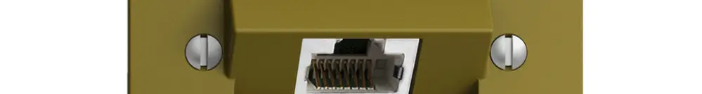 Presa INC 1×RJ45/s 4P ITplus EDIZIOdue olive 