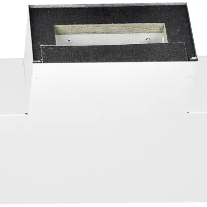 T-Stück tehalit FWK 90 E60/E30 50×210mm, verkehrsweiss 