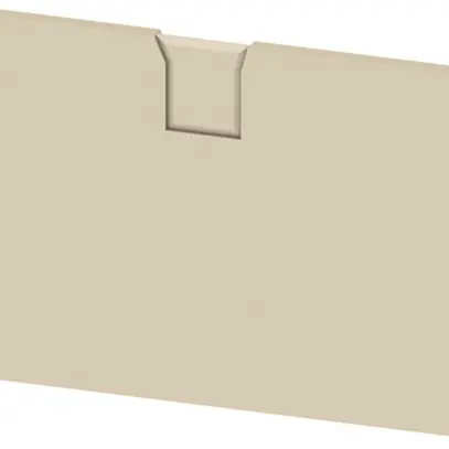Plaque de fermeture Weidmüller SLEP 2C 10mm² 2.2mm V0 beige 