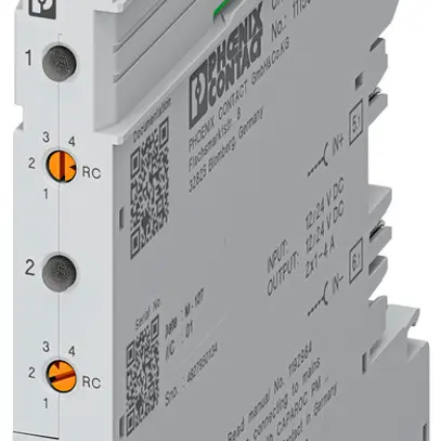 Interruttore di protezione PX CAPAROC E2 12-24DC/1-4A 