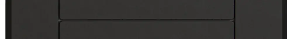 Combinaison ENC EDIZIO.liv SNAPFIX® 2×1 156×96mm 1×T13+1×T13 noir 