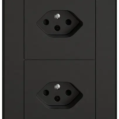 Combinaison ENC EDIZIO.liv SNAPFIX® 2×1 156×96mm 1×T13+1×T13 noir 