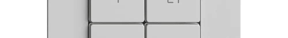 Comando per dimmer 1c scena/4t Edue Wiser grigio chiaro 