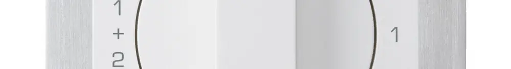 Interruttore rotativo INC kallysto 1/1L bianco con manopola 
