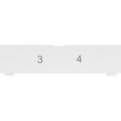 Plaquette indicatrice EDIZIO.liv SNAPFIX® pour sortie oblique no.3-4 bc 