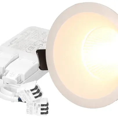 Spot LED INS maxLUCE ATMO 68 9W 700lm 3000K DALI REG Ø79mm bianco 