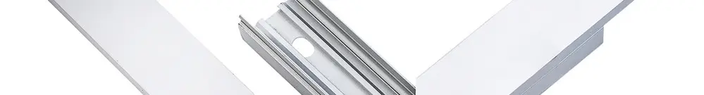 Angle plat 90° ELBRO pour canal 30×20mm aluminium argent anodisé 