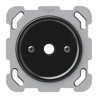 Scatola di derivazione INC origin foro Ø 9mm 77×77mm nero 