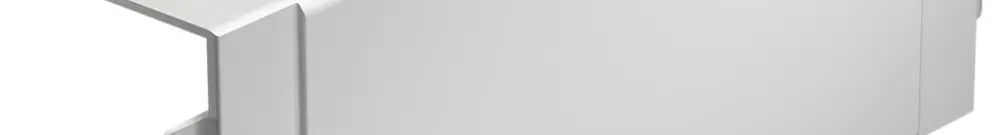 Raccordo T+croce Bettermann p.canale d'installazione WDK grigio chiaro 60×110mm 
