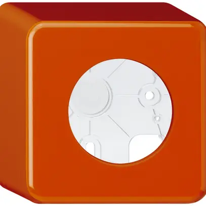 Scatola AP basico arancione h=54mm Ø43mm 