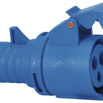 Prise mobile Brennenstuhl CEE 16A 2L+PE 230V 6h bleu Ø65×135mm IP44 