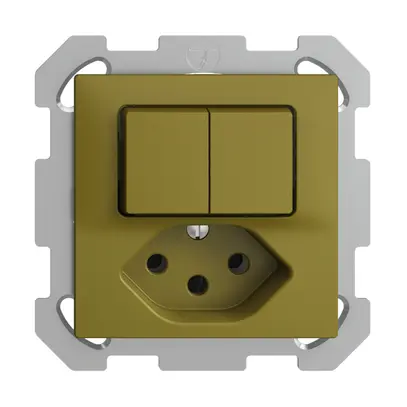 Combinazione INC 2×A-R/1P+T13 EDIZIOdue olive 