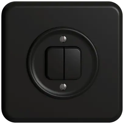 Interrupteur/contact à poussoir ENC STANDARDdue SNAPFIX® ouv.-fer.+inver.3/1L no 