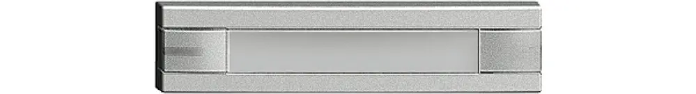 Touche 1/4 KNX/électron.a.LED+ pap.EDIZIOdue comm.2×silver 