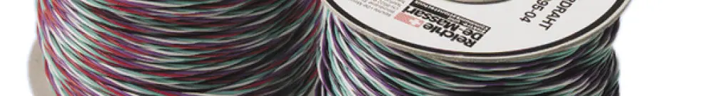Filo di distribuzione R&M V83 4×0.5mm bianco/nero/viola 