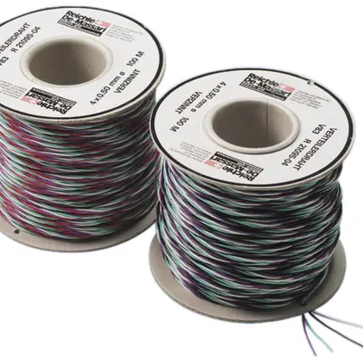 Filo di distribuzione R&M V83 4×0.5mm bianco/nero/viola 