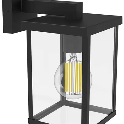 Applique Philips Bellini SQ E27 1×25W IP44 236×234×174mm nero 