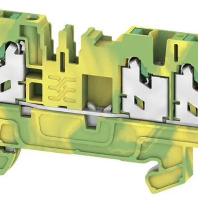 Morsetto conduttore protezione Weidmüller S3C 2.5 PE SNAP IN 2.5mm²verde/giallo 