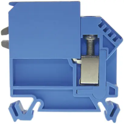 Borne sectionneuse de neutre Woertz 6mm² bleu 