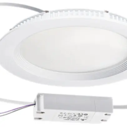 Downlight LED ESYLUX ELSA Ø165 1…10V 9W 3000K, bianco 