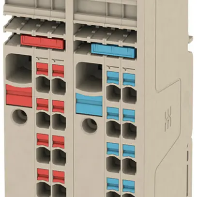 Morsettiera Weidmüller SET AAP12 6P 0.5…10mm² 48A 800V push-in beige 