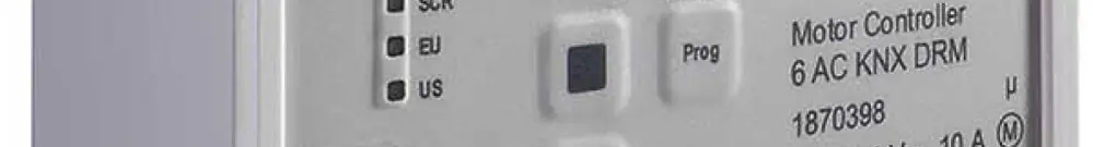 Attuatore di persiana AMD Somfy animeo KNX 6 AC MotorController DRM 230V 