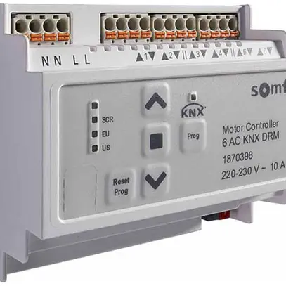 Attuatore di persiana AMD Somfy animeo KNX 6 AC MotorController DRM 230V 