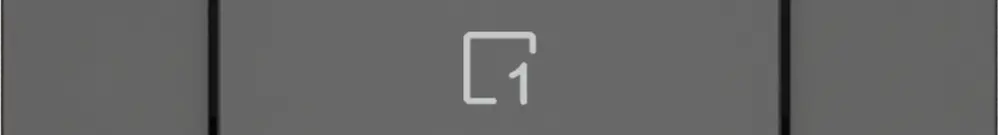 Pulsante scene EDIZIO.liv Wiser SNAPFIX® 1 scena 1 tasto WLAN grs 