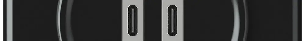 Presa di carica USB INC origin 2×USB-C 3000mA 5V nero 