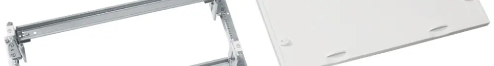 Kit Hager univers N 300×500mm per morsetti guida DIN regolabile 