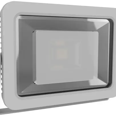LED-Strahler ELBRO 30W, 2400lm, 3000K, Abstrahlwinkel: 60°/90°, 1.5m, IP65 weiss 