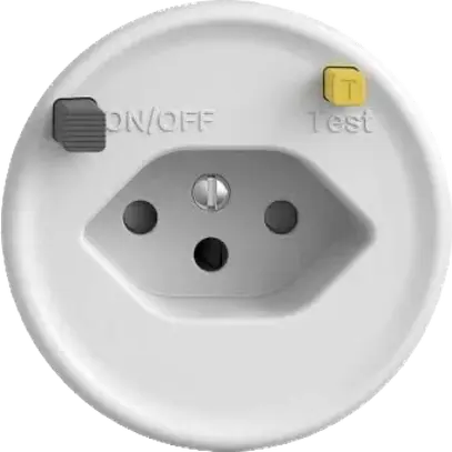 Presa INC STANDARDdue T13 FI 30mA bianco 