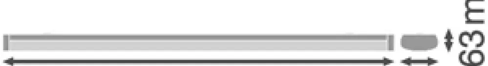 Plafoniera/applique LED LEDVANCE LN SF 1500 45W 5850lm 3000K IP44 bianco 