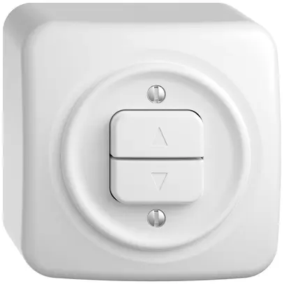 Interrupteur pour stores AP STANDARDdue SNAPFIX® 10A 250V 2 touches 1 canal bc 