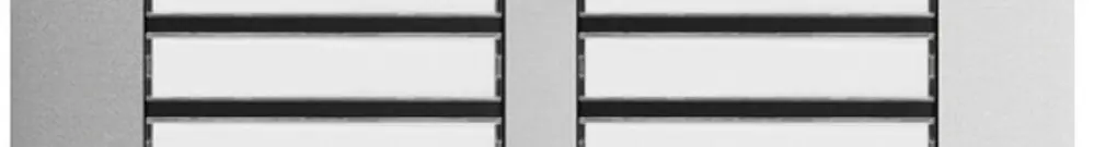 Postazione audio esterna Hager elcom.one 2-fili per 16appartamenti ac-pr 