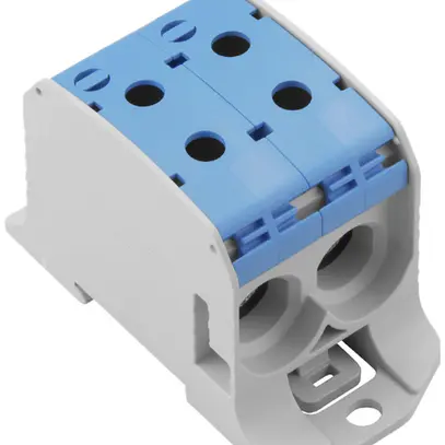 Blocco di distribuzione Weidmüller WPD 231 2×95/2×95mm² 155A 1000V TS35 blu 