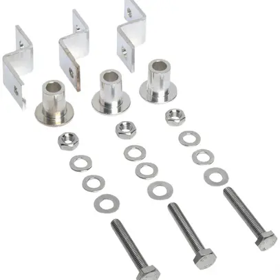 Kit di montaggio Hager per trasformatore weber.silas DIN1 3 pezzi 