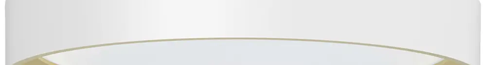 Plafonnier LED Philips Hanno 24W 2700lm 2700K Ø384mm blanc/or 