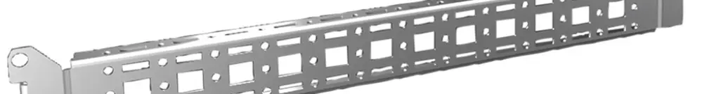 Châssis de montage Rittal VX 8619.710 375×39×14mm barre gris 4pcs 