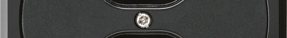 Presa INC robusto 2×tipo 23 nero senza copercchio per combinazione 