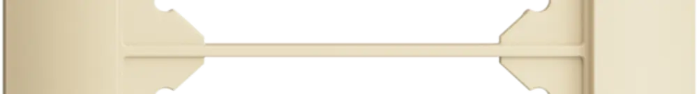 UP-Kopfzeile EDIZIOdue SNAPFIX® 2×1 vertikal 88×148mm crema 