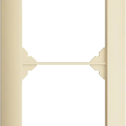 UP-Kopfzeile EDIZIOdue SNAPFIX® 2×1 vertikal 88×148mm crema 