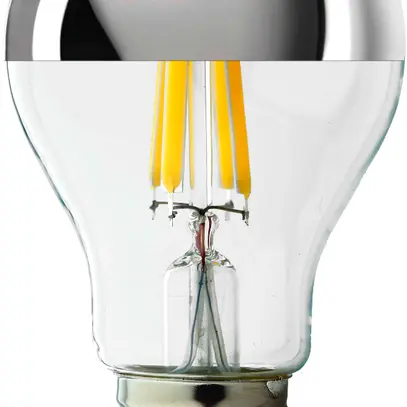 LCC Lampe 5.5W, 360lm, 2700K, klar mit Spiegelkopf, E27, A60 