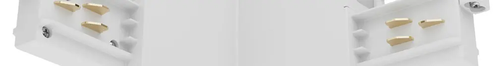 Raccordo a T Sylvania Lytespan H trifase bianco interno destro 