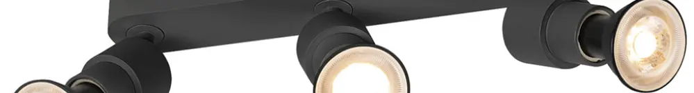 Spot SLV PURI 2.0 Basic CW GU10 3×6W VAR 258×42×96mm noir 