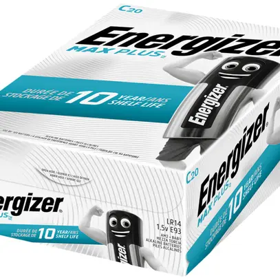 Batterie Alkali Energizer Max Plus C LR14 1.5V, Box à 20 Stück 