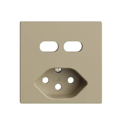 Kit de montage Feller EDIZIOdue pour prise USB 2×type C + type 13 sand 