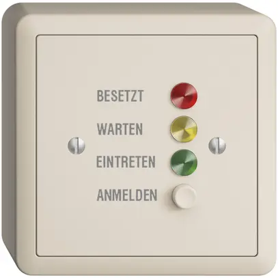 AP-Türstation für Rufleuchte deutsch, EDIZIOdue crema 