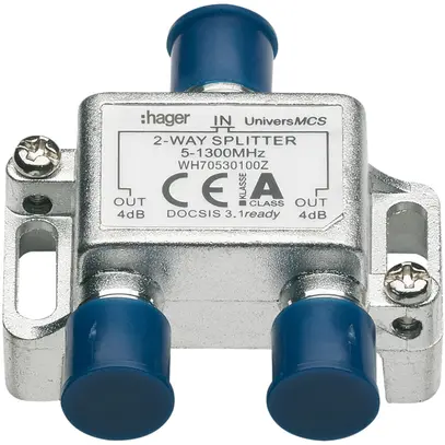 Ripartitore F Hager HMS 5…1300MHz 2 volte 