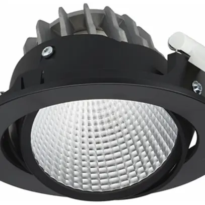 Downlight LED Philips GreenSpace RS353B 22.5W 2900lm 827 60° Ø163mm nero 